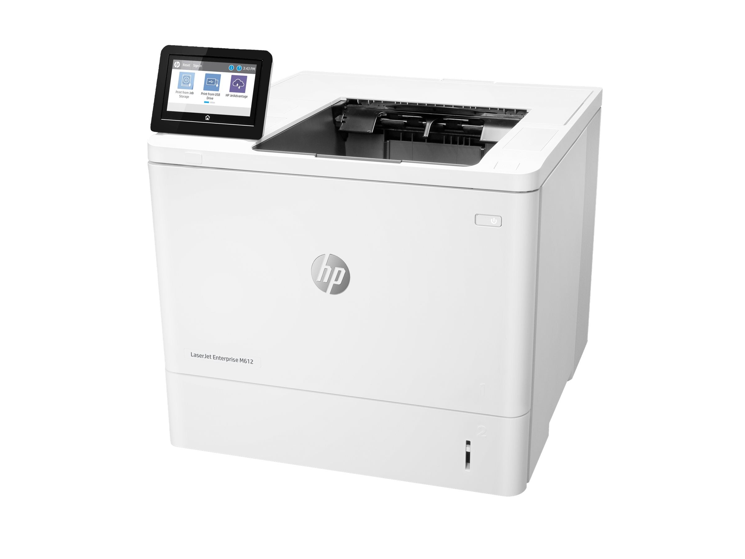 HP LaserJet Enterprise M612dn Printer Mono Duplex laser A4 1200x1200dpi 71ppm 650sheets USB LAN