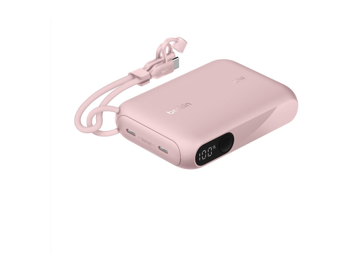 BELKIN 10k PD20W Power Bank with Display Pink
