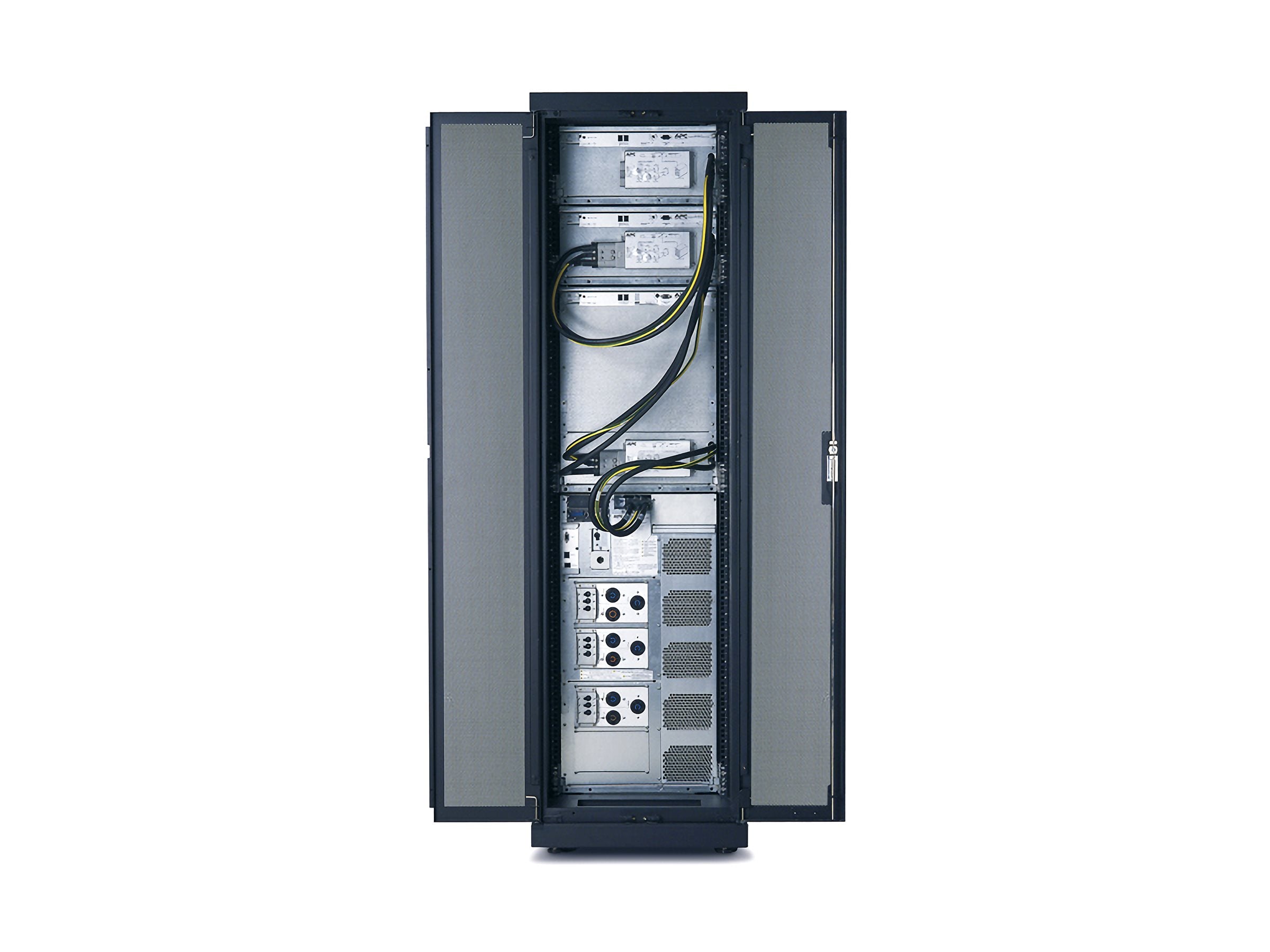 APC Symmetra LX 16kVA Scalable to 16kVA N+1 Power Rack AC 208/240V 16000VA Ethernet 10/100 oc 13 19U BK silver