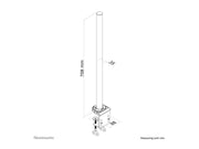 NEOMOUNTS FPMA-D935POLE Extension pour support décran à fixer - h 70 cm