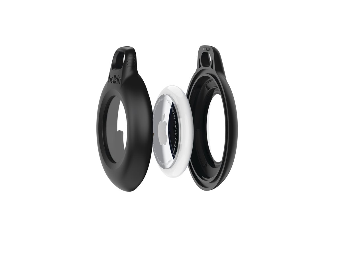 BELKIN Secure Holder - Airtag - Waterproof Keyring - 1 Pack Black