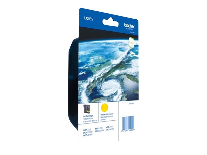 BROTHER LC-985 cartouche dencre jaune capacité standard 260 pages pack de 1