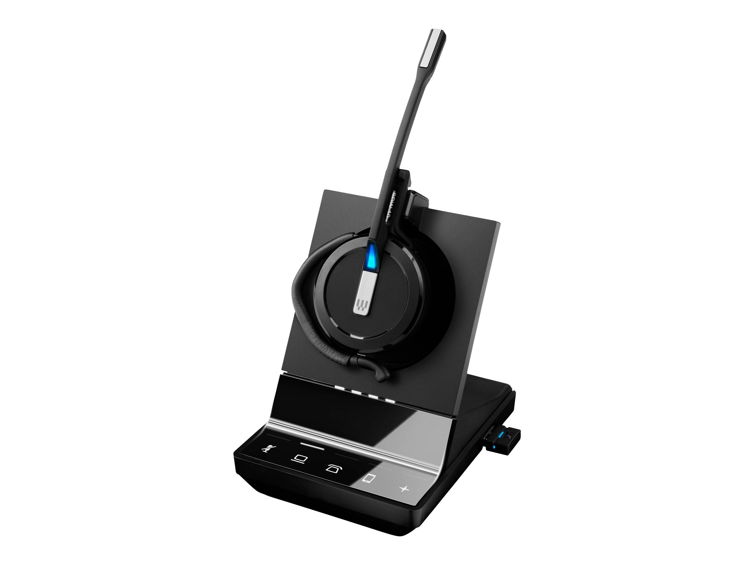 EPOS IMPACT SDW 5016 EU/UK/AUS Wireless DECT Office Headset with base station for phone mobile and PC incl BTD 800 BT dongle