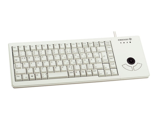 CHERRY XS Trackball Keyboard corded USB lightgrey (DE)