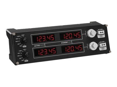LOGITECH Flight Radio Panel Flight simulator instrument panel wired for PC