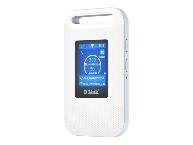 D-LINK Hotspot mobile sur batterie 4G LTE Cat. 6 AX600 avec écran LCD