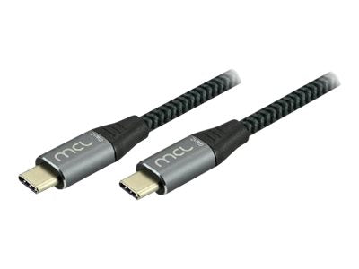 MCL USB 3.2 Type C mesh cable Gen2 10G 100W 5A - 2m