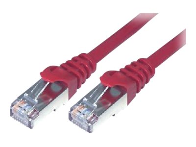 MCL Cordon de brassage RJ45 CAT 6 F/UTP - 1,50m Rouge