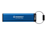 KINGSTON 16Go IronKey Keypad 200 FIPS 140-3 Lvl 3 Pending AES-256 Encrypted
