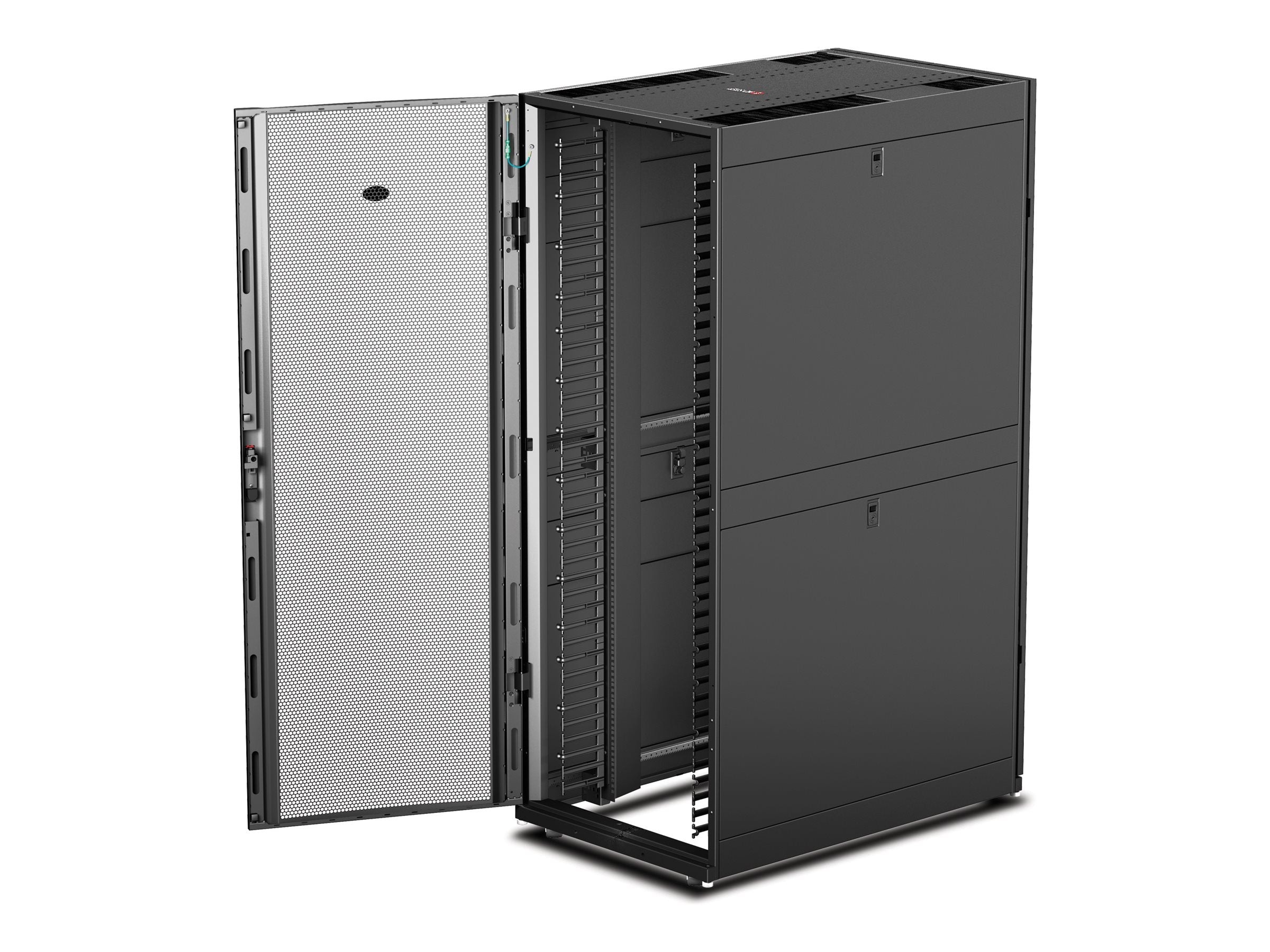 APC NetShelter SX Networking Enclosure with Sides Rack Black 48U 19 TAA Compliant