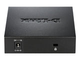 D-LINK 5-port 10/100/1000Mbps Gigabit Ethernet Switch - Metal Housing
