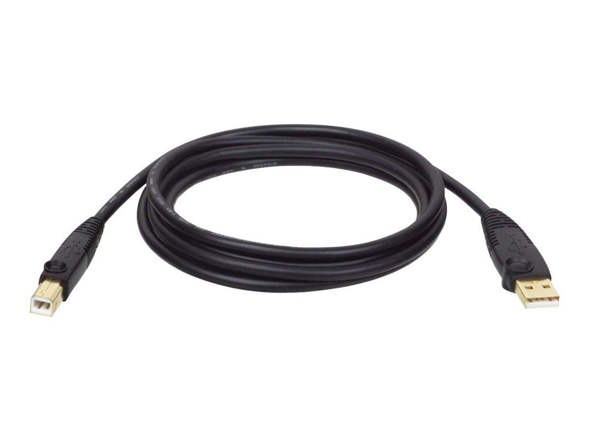 EATON TRIPPLITE USB 2.0 A to B Cable M/M 6 ft. 1.83m USB cable USB M to USB Type B M USB 2.0 1.8m Black