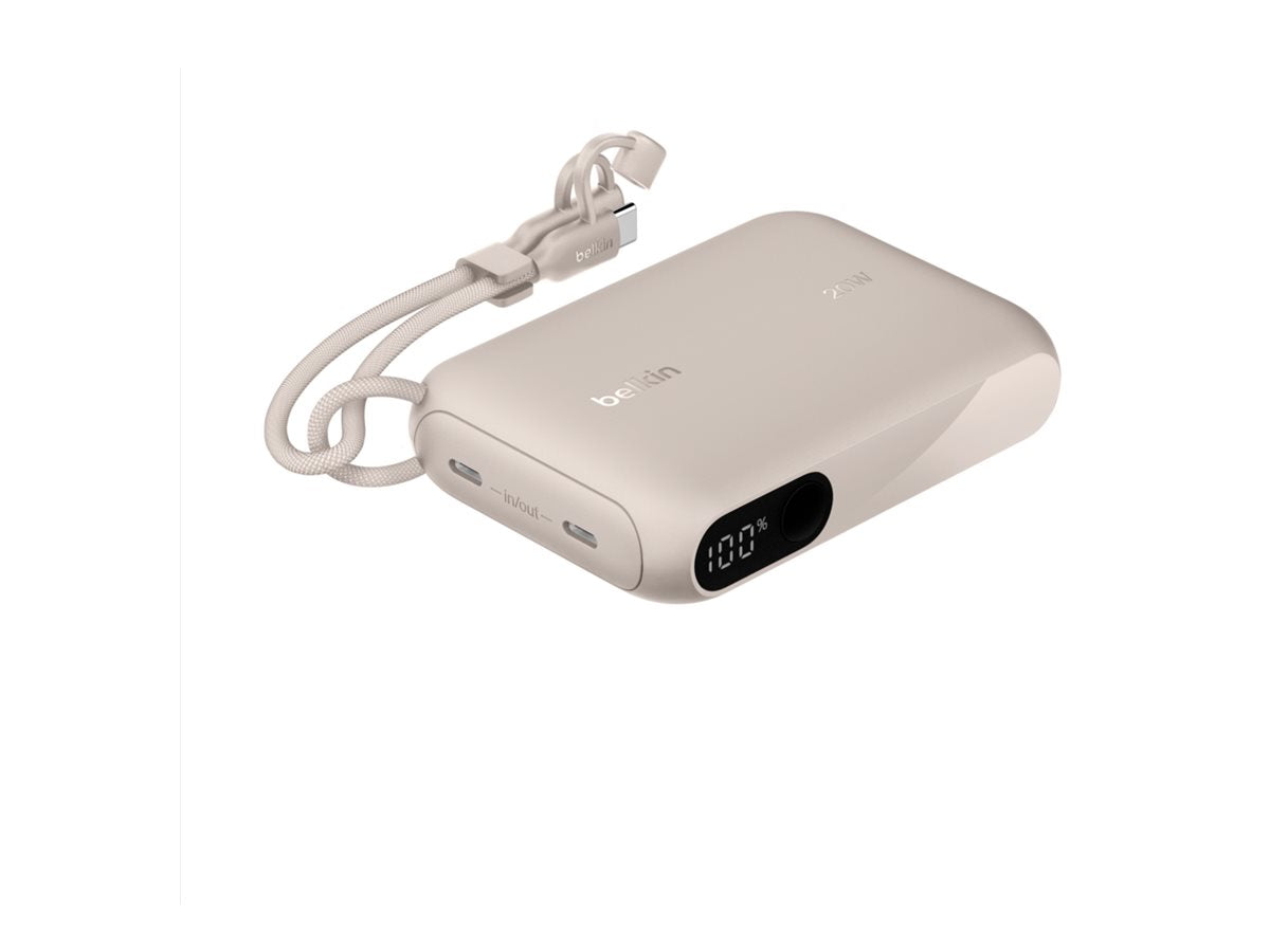 BELKIN 10k PD20W Power Bank with Display Sand