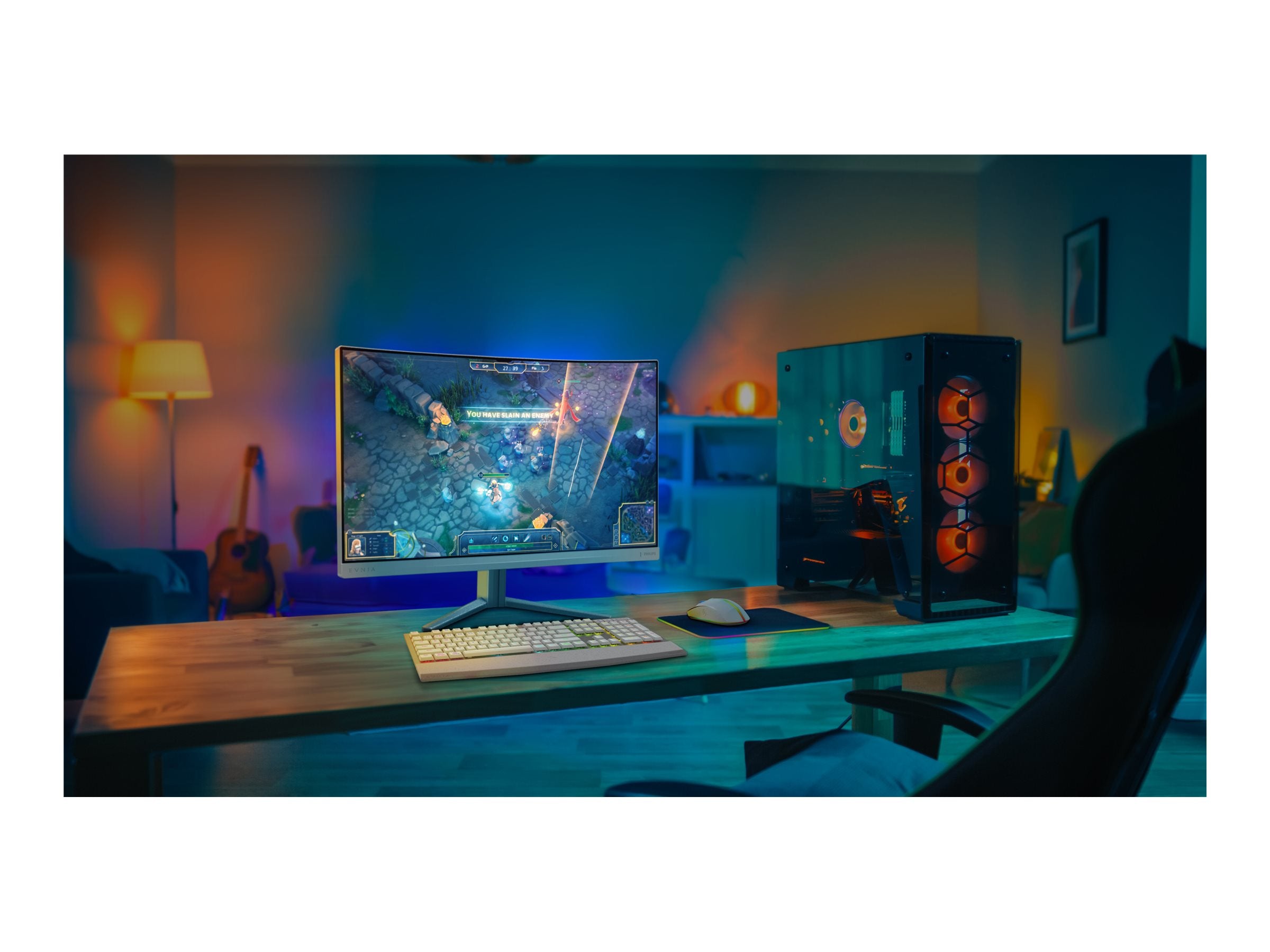 PHILIPS 27M2C5501/00 27p Curved Gaming Monitor 2560x1440 180Hz 1ms 2xHDMI DP white