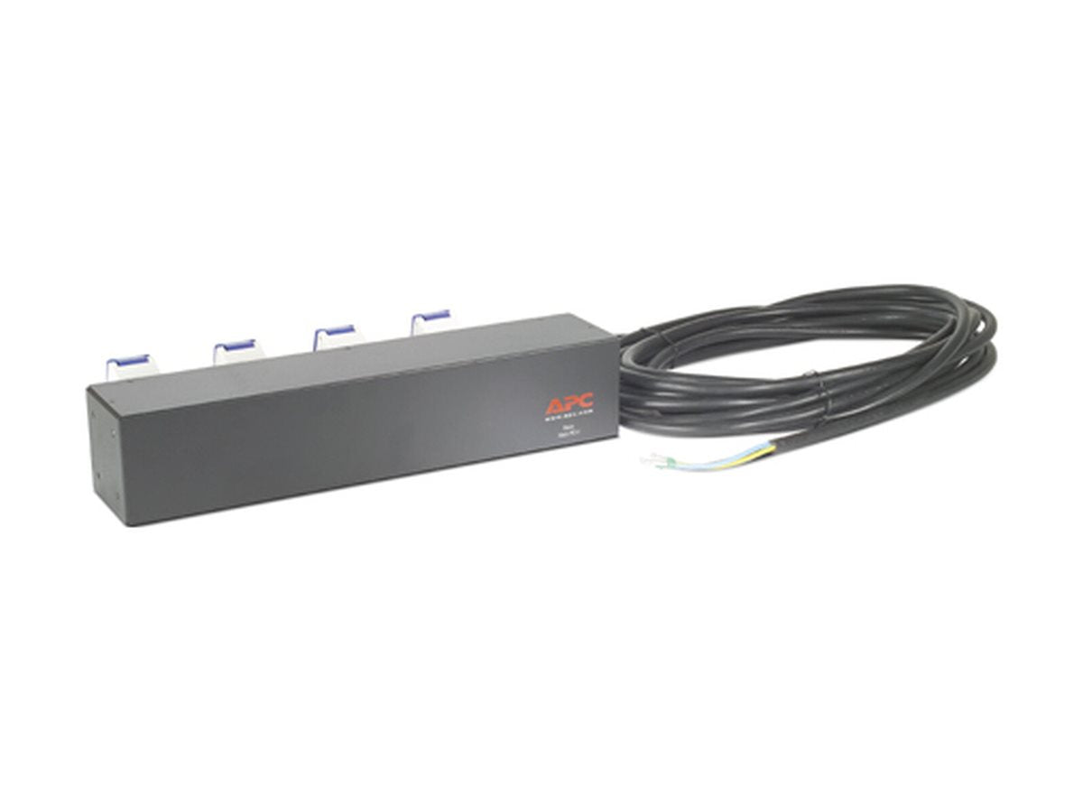 APC Basic Rack PDU Rack AC 230V input hardwire output connectors 4 IEC 60309 2U 19 8.5m cord Black