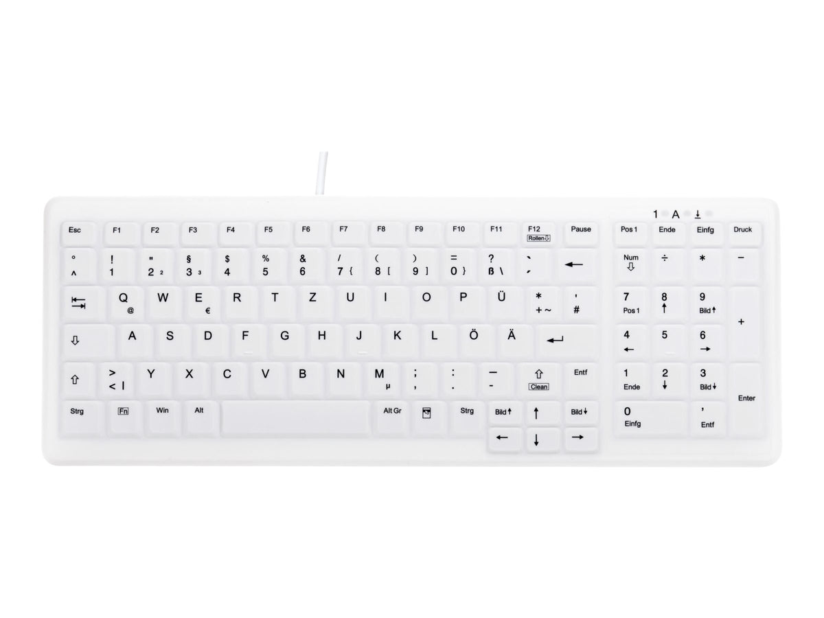 CHERRY AK-C7000F-U1-W/GE Active Key Corded Keyboard (GE)