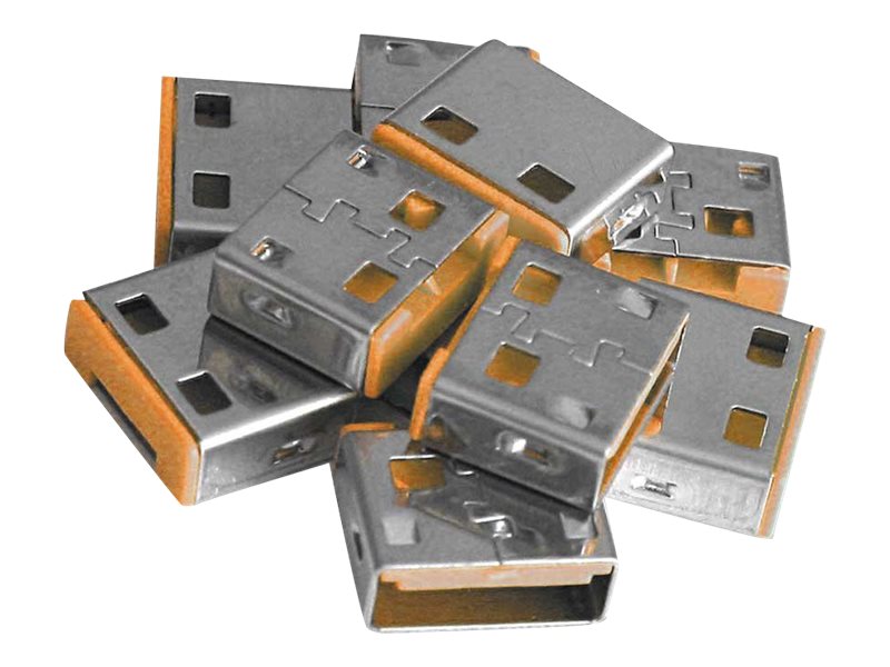LINDY Bloqueurs de ports USB 10 pièces Orange
