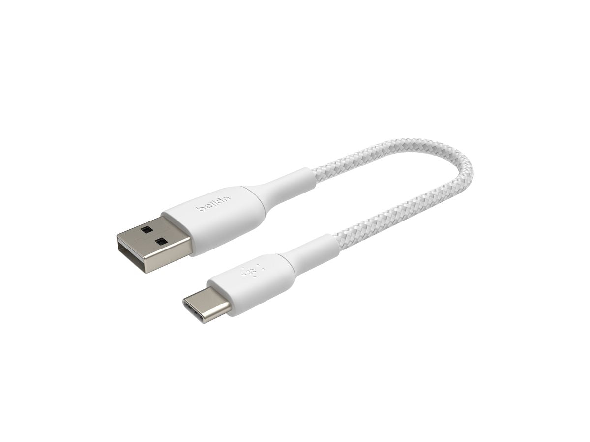 BELKIN BOOST CHARGE USB-A to USB-C Cable Braided 3M White