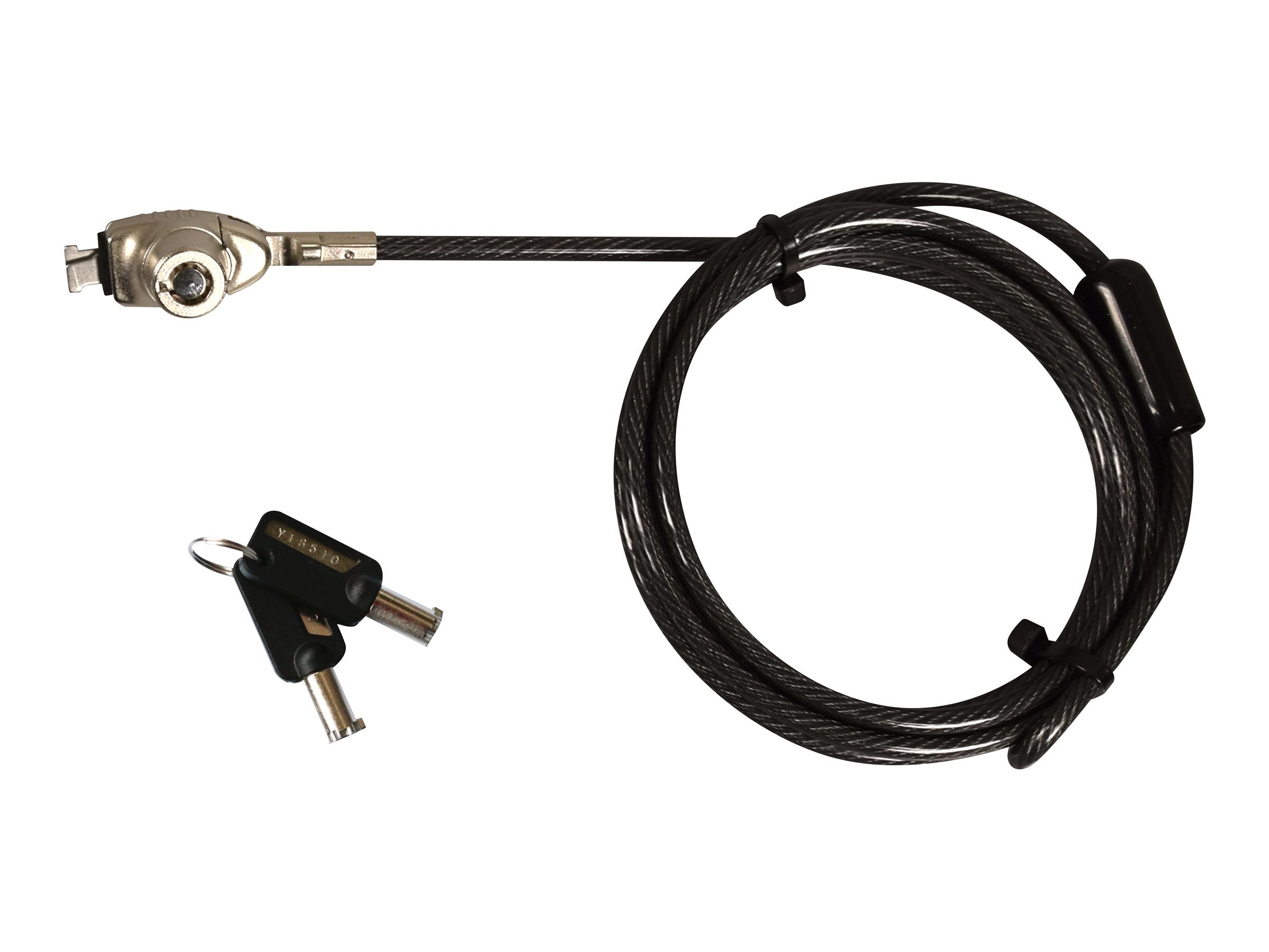 PORT DESIGNS Keyed Switchable Security Cable Lock All in one K-Lock/Noble Wedge/Nano