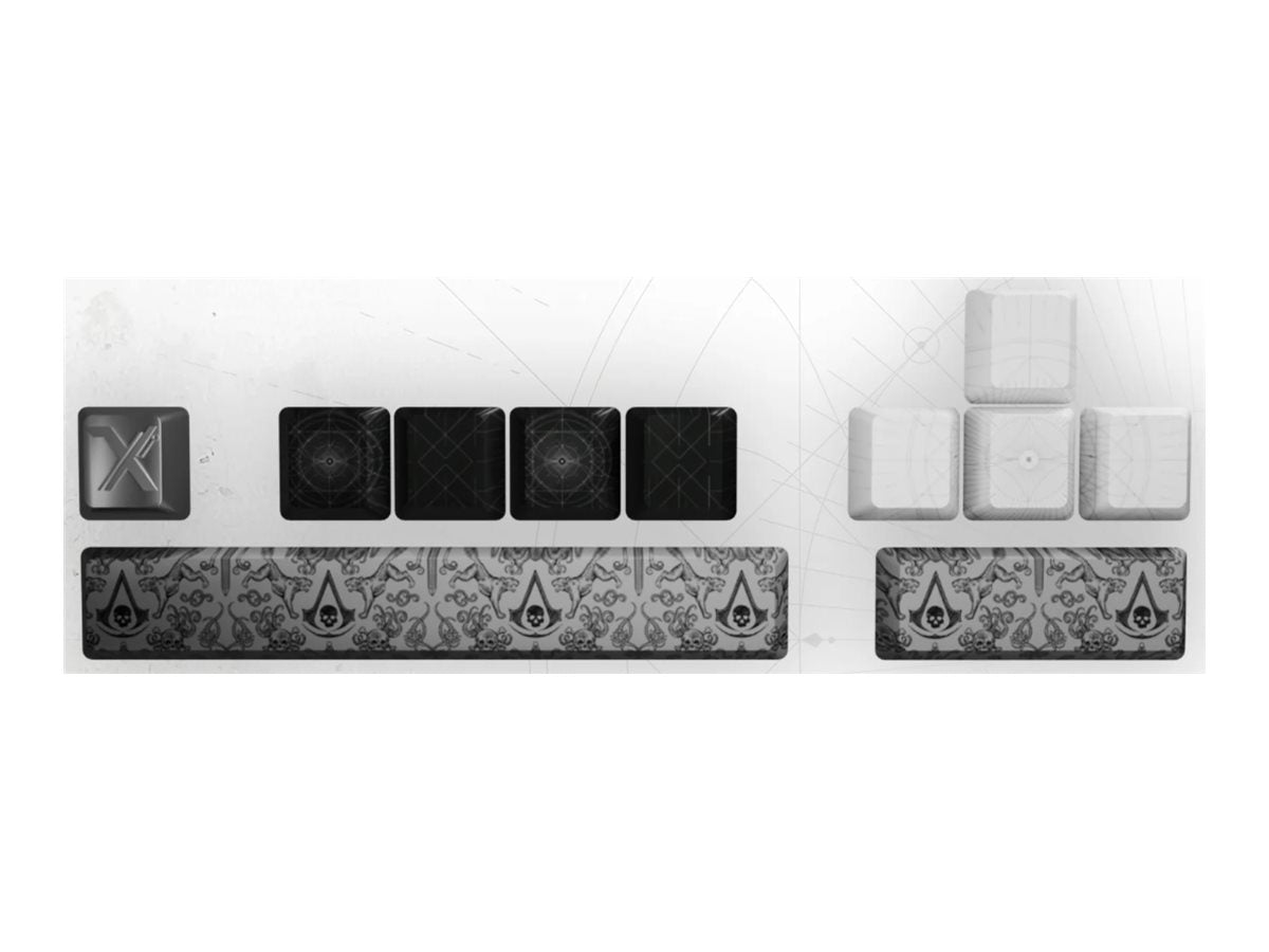 LEXIP BLACK FLAG RESYNCED TATOO KEYCAPS-SET FOR MECHANICAL KEYBOARD