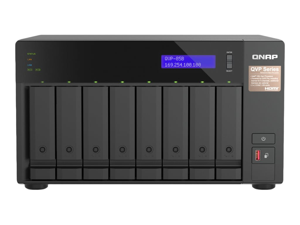 QNAP QVP-63B Surveillance NAS Intel Core i3-12100 4-core/8-thread Processor
