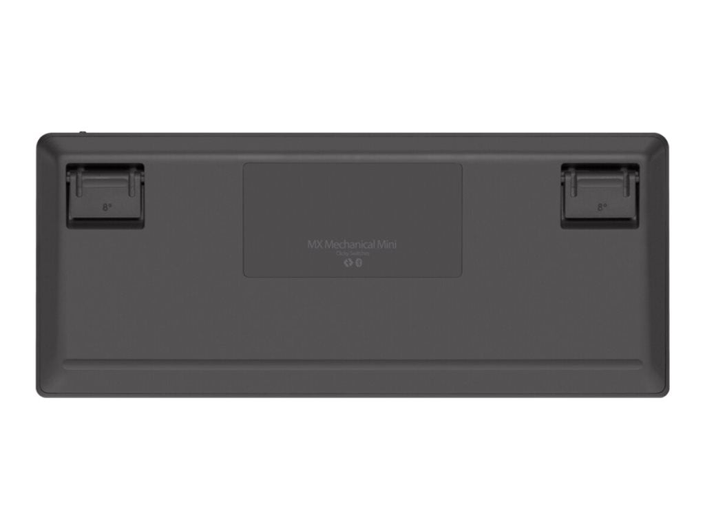 LOGITECH MX Mechanical Mini Minimalist Wireless Illuminated Keyboard - GRAPHITE - (FR) - 2.4GHZ/BT - N/A - CENTRAL - TACTILE