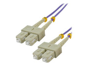 MCL SC/SC Multimode duplex 50/125 OM4 optical fiber - 1m