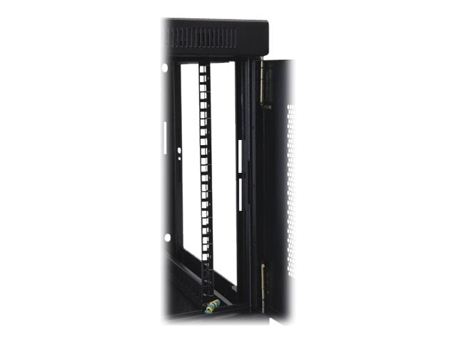 EATON TRIPPLITE 9U Wall Mount Rack Enclosure Server Cabinet w/ Door & Side Panels Rack cabinet wall mountable Black 9U 19