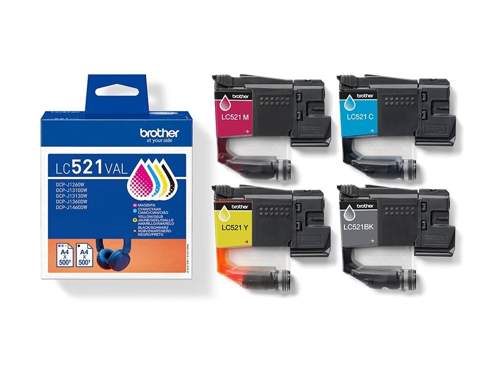 BROTHER Value pack CMYK up to 4x500 pages