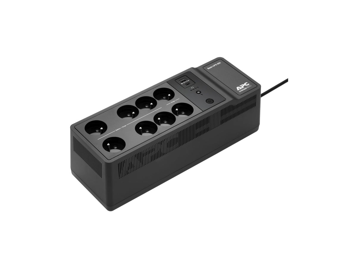 APC Back-UPS BE850G2-FR UPS AC 220/230V 520Watt 850VA USB output connectors 8 Black