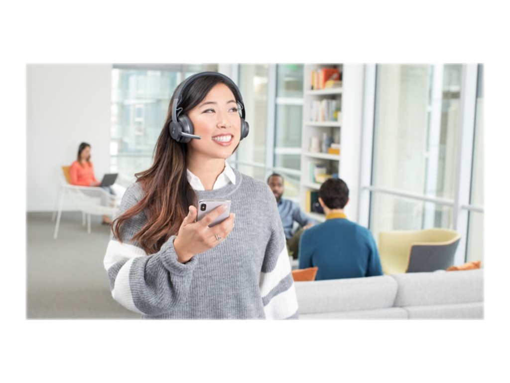 Logitech Zone Casque Sans fil Arceau Bureau/Centre d'appels Bluetooth Graphite