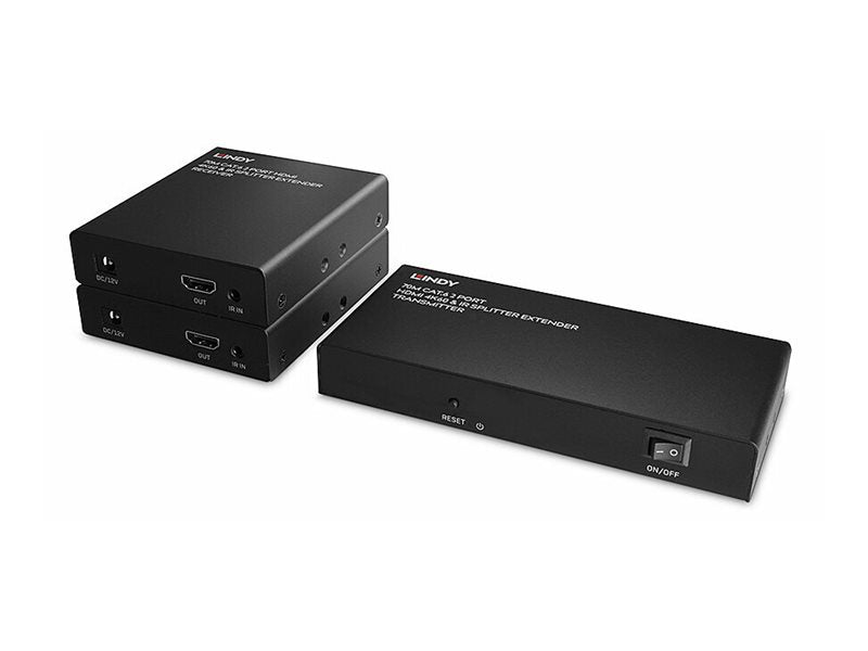LINDY 70m 2 Port Cat.6 HDMI 4K60 Splitter Extender