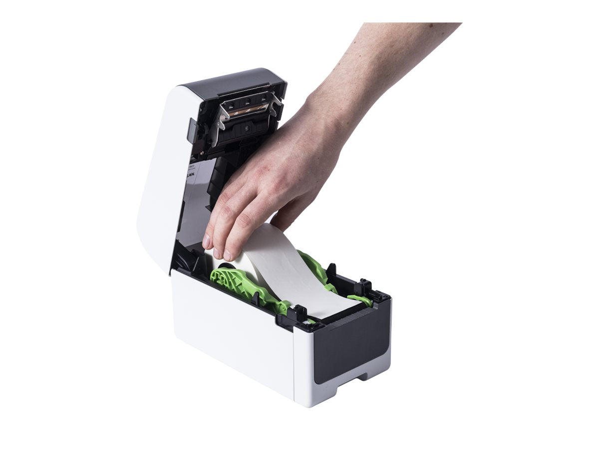 BROTHER 2p label printer USB connection 300dpi Ethernet battery possible