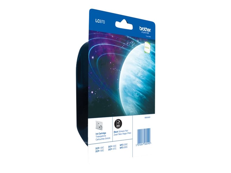 BROTHER LC-970 cartouche d encre noir capacité standard 350 pages pack de 1