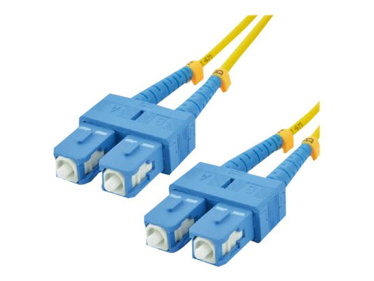 MCL SC/SC duplex singlemode 9/125 OS2 optical fiber - 10m