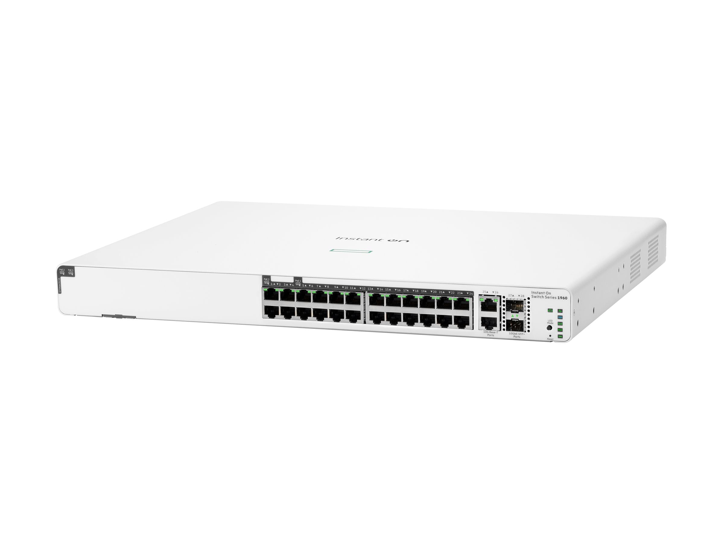 HPE Networking Instant On 1960 24G 20p Class4 4p Class6 PoE 2XGT 2SFP+ 370W Switch Commutateur L3 Lite Géré