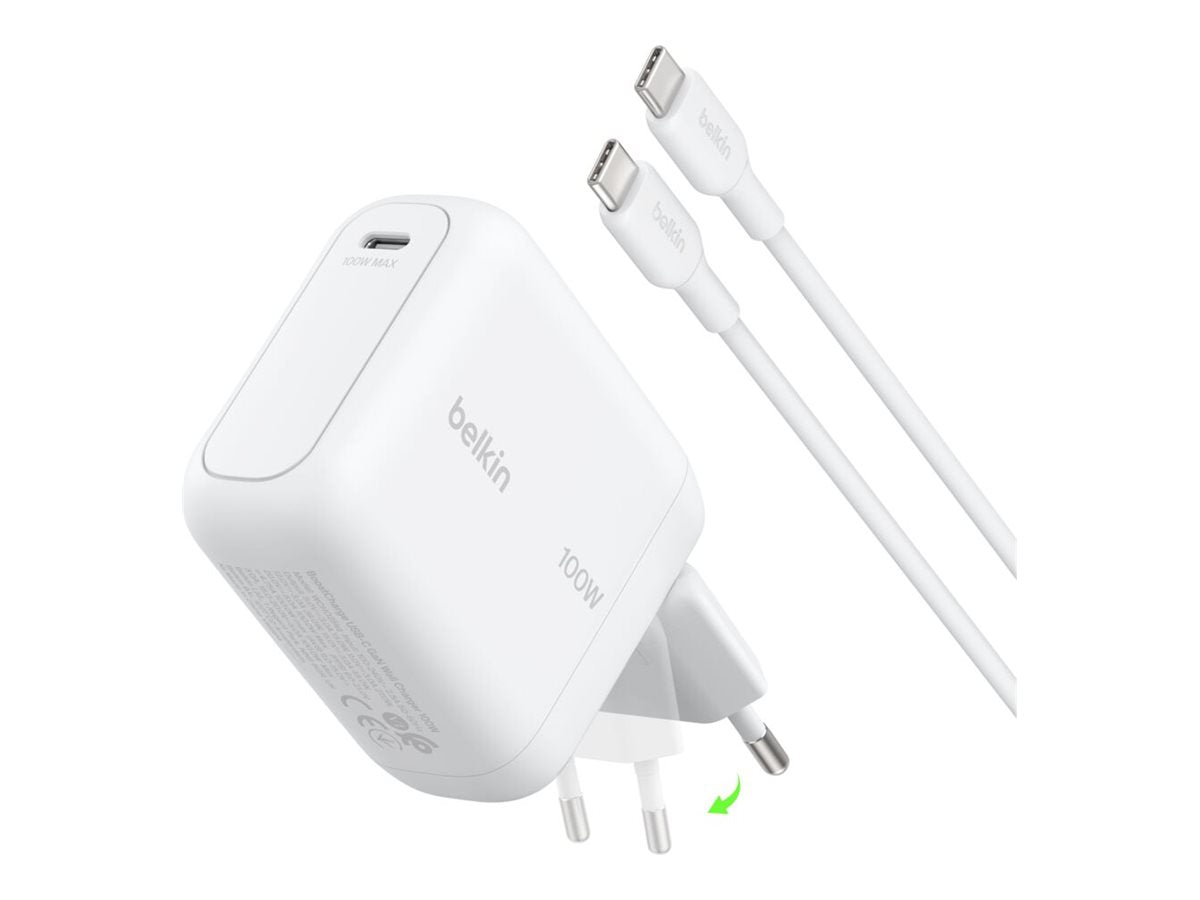 100W 1C GAN WALL CHARGER 5A C-C 1.5m wh