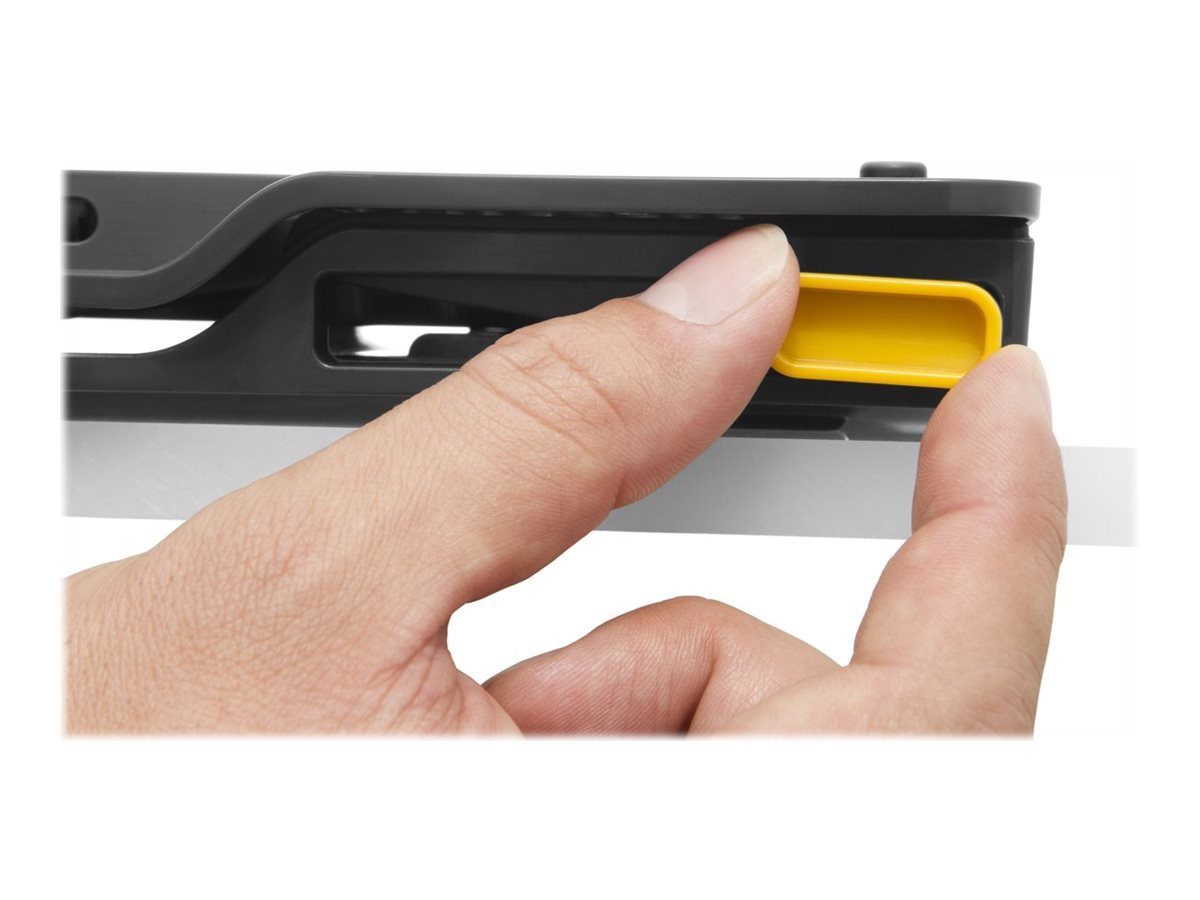 TARGUS Chill Mat - Support pour ordinateur portable - avec concentrateur USB 2.0 à 4 ports - noir, gris