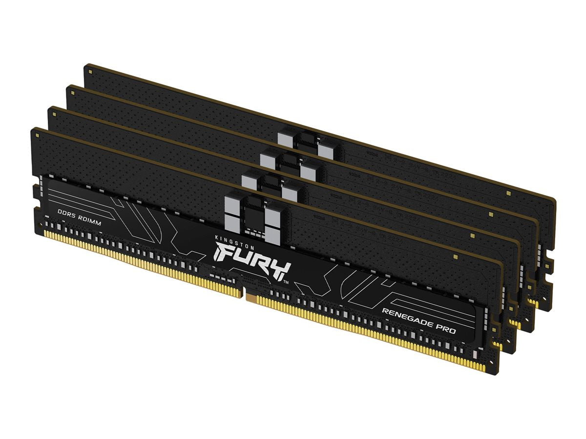 KINGSTON 128Go 6400MT/s DDR5 ECC Reg CL32 DIMM Kit of 4 FURY Renegade Pro EXPO