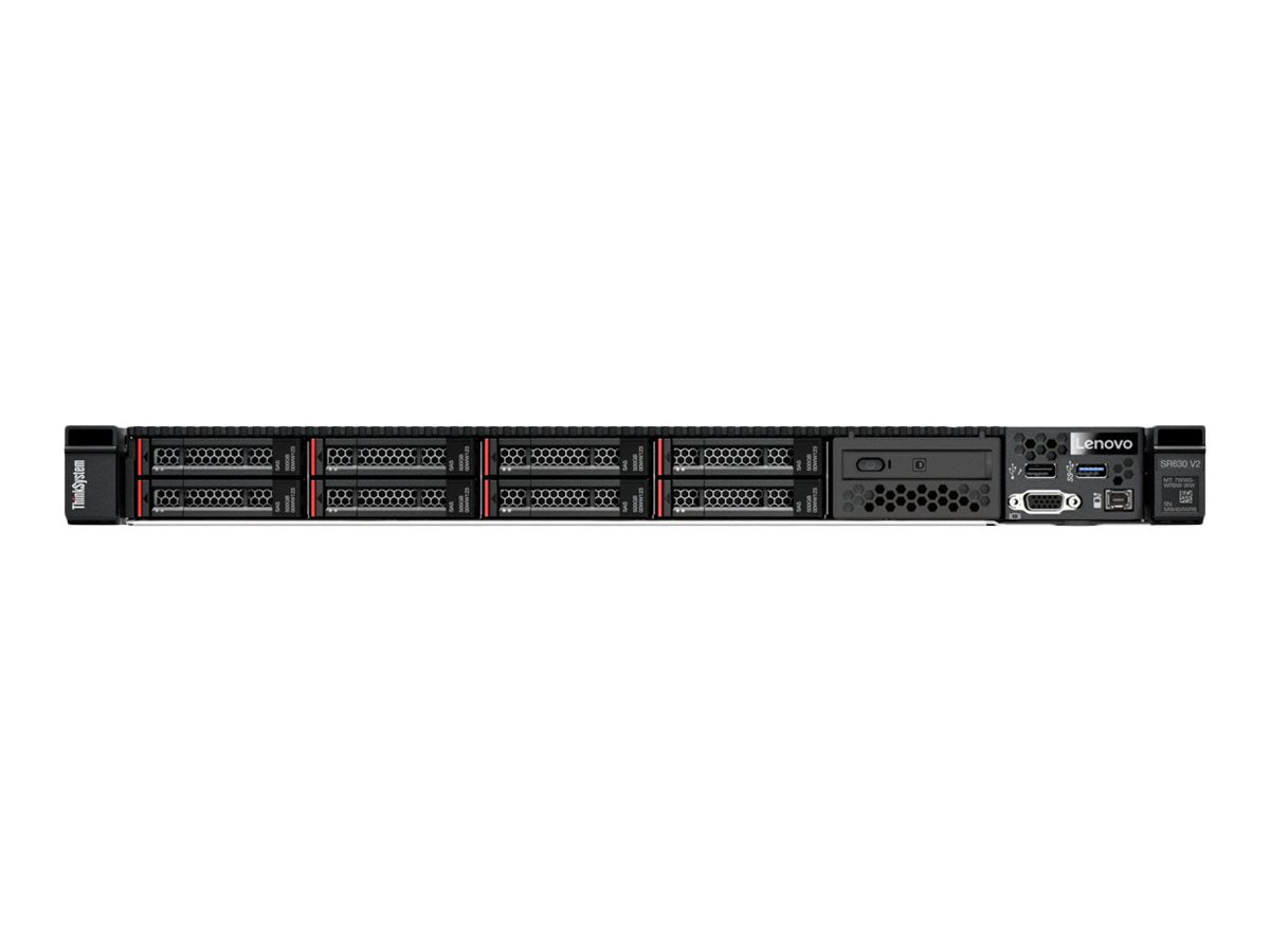 LENOVO SR630 V2 Xeon Silver 4310 12C 21GHz 18Mo Cache/120W 32Go 1x32Go 3200MHz 2Rx4 RDIMM 8 SAS/SATA 9350-8i 2GB 1x1100W Titani