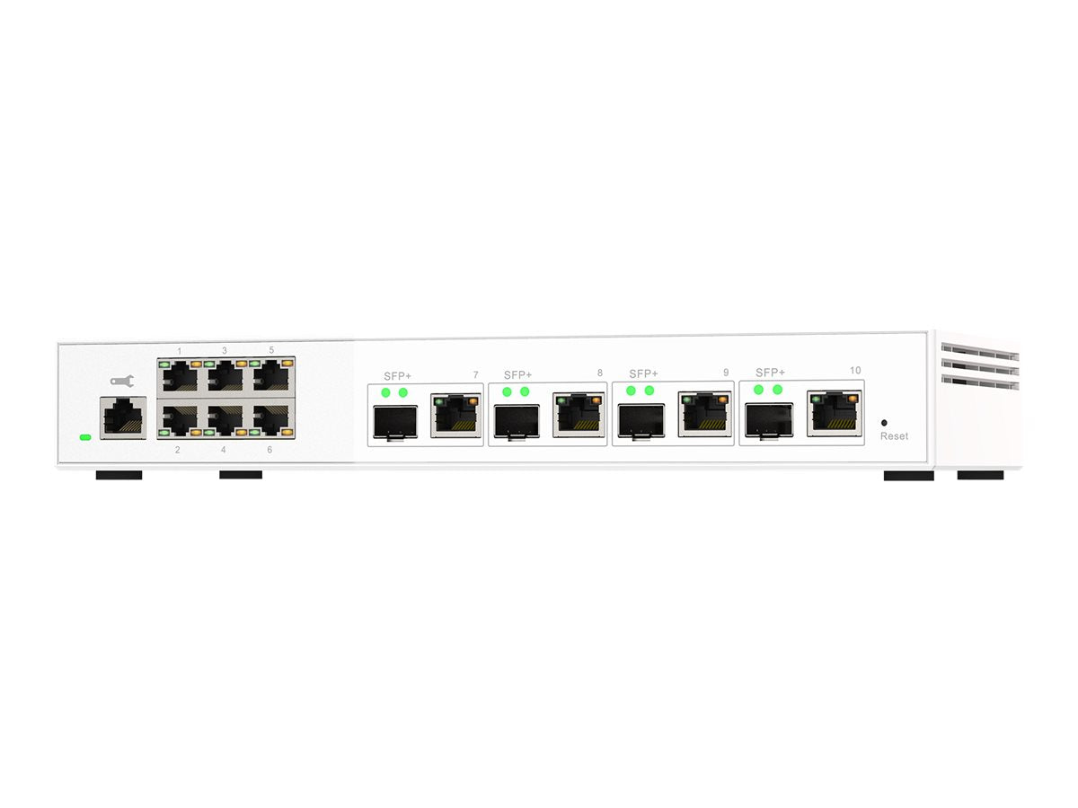 QNAP QSW-M2106-4C 6 port 2.5Gbps 4 port 10Gbps SFP+/ NBASE-T Combo web managed switch