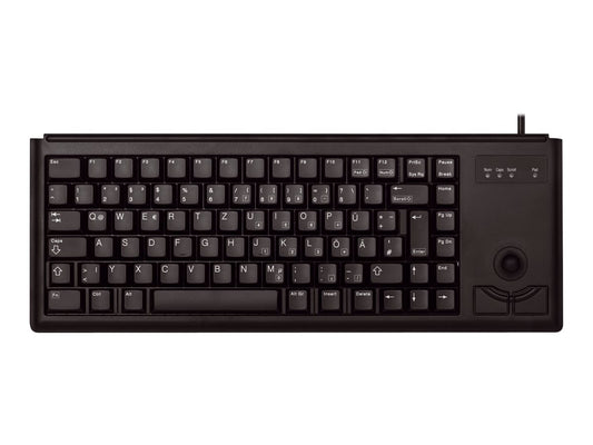 CHERRY Compact Trackball Keyboard PS/2 black (GB)