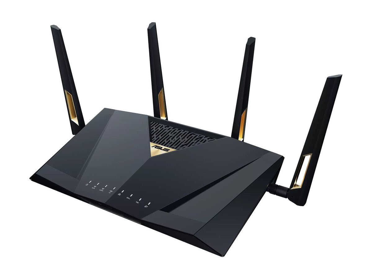 ASUS RT-BE88U Dual-band WiFi 7 AiMesh Extendable Performance Router 4K-QAM MLO Dual 10G ports SFP+ Four 2.5G ports