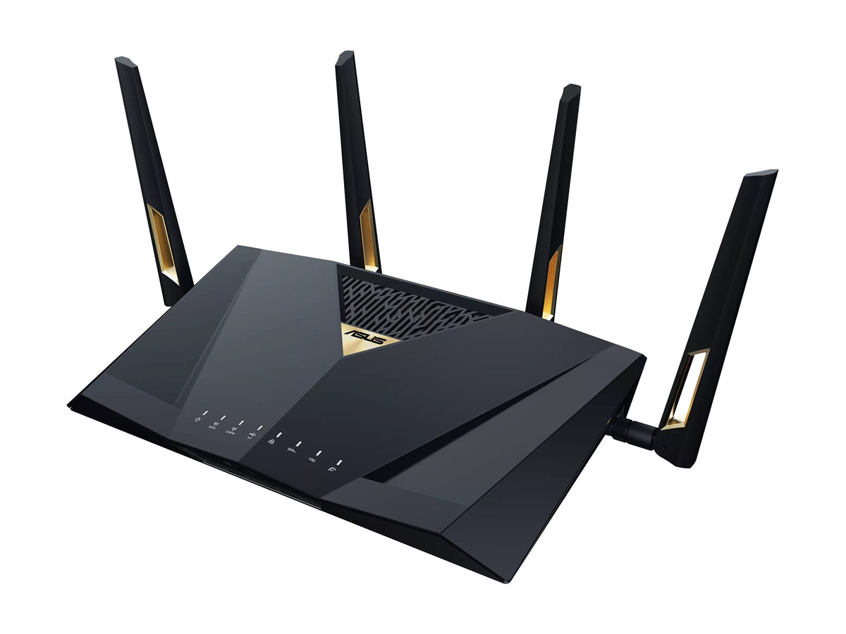ASUS RT-BE88U Dual-band WiFi 7 AiMesh Extendable Performance Router 4K-QAM MLO Dual 10G ports SFP+ Four 2.5G ports