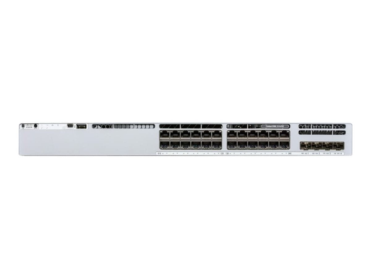 CISCO Catalyst 9300L 24-port data 4 x 1G uplink Network Essentials DNA subscription required