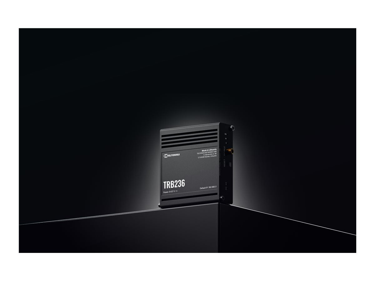 TELTONIKA NETWORKS TRB236 DUAL SIM 5G/4G/LTE 450 RS232 RS485 EMEA Industrial Gateway