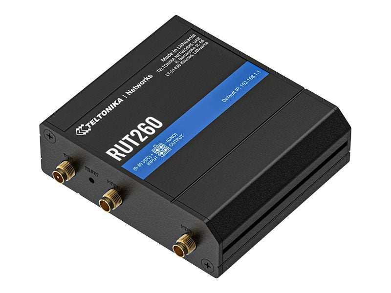 TELTONIKA NETWORKS RUT260 4G/LTE/3G/2G WiFi router