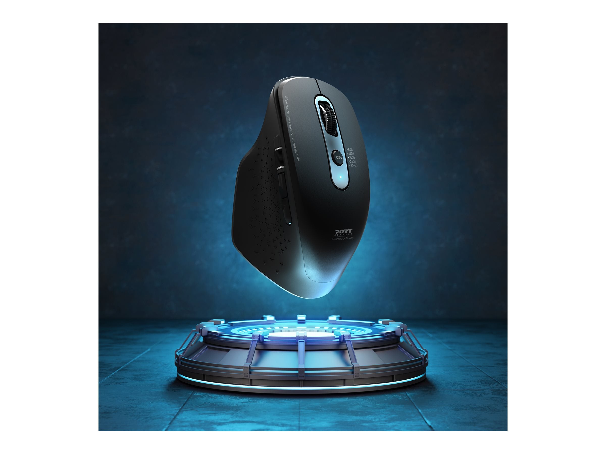 PORT DESIGNS Mouse Office Executive Rechargeable Bluetooth Combo