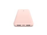 BELKIN Batterie externe 3 ports 10K avec câble USB-A vers USB-C rose