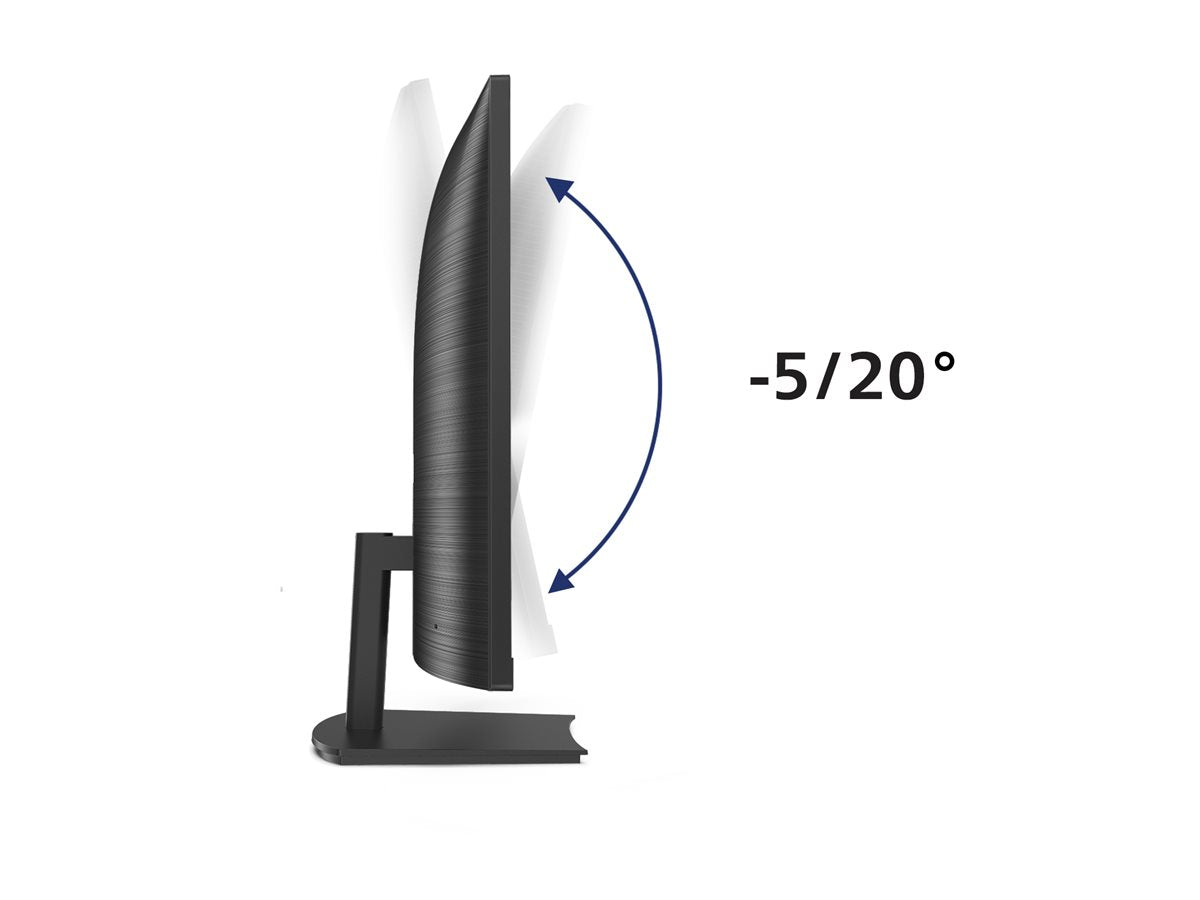 PHILIPS 241E1SCA Écran LED - incurvé - 24p - Full HD - 5 Hz - VA - 250 cd/m2 - 3000:1 - 4ms- VGA - HDMI- HP